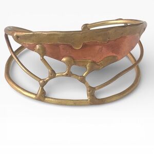 Vintage Brutalist Sunburst Bracelet